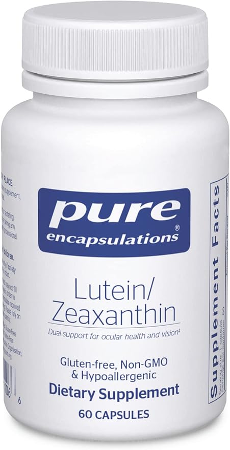 Pure Encapsulations Lutein & Zeaxanthin 60 Capsules