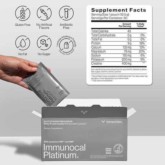 Immunocal Platinum® Glutathione Precursor – Whey 30 Servings