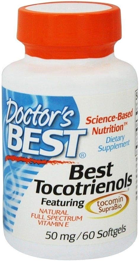 Doctor's Best, Best Tocotrienols (50 mg), 60-Count