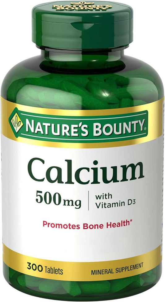 Nature's Bounty Calcium Plus 500 mg D3, Immune 300 Tablets