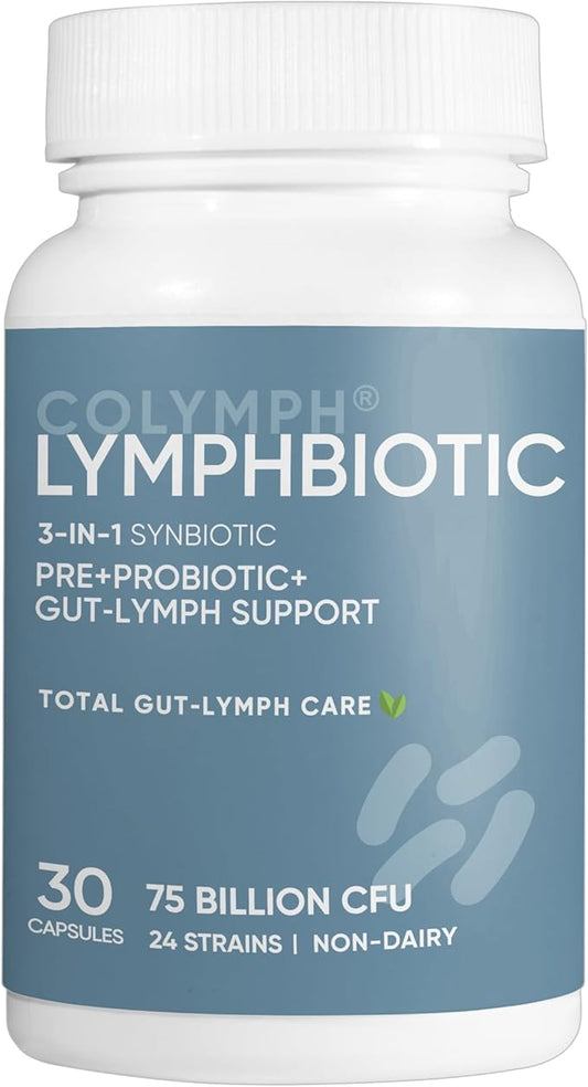 CoLymph® Lymphbiotic: 3-in-1 Synbiotic. Vegan Prebiotic,