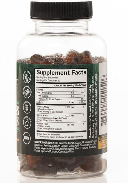 Wild Crafted Irish Sea Moss Gummies 60 Gummies