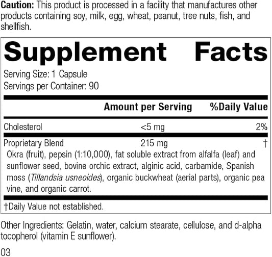 Standard Process Okra Pepsin E3 90 Capsules