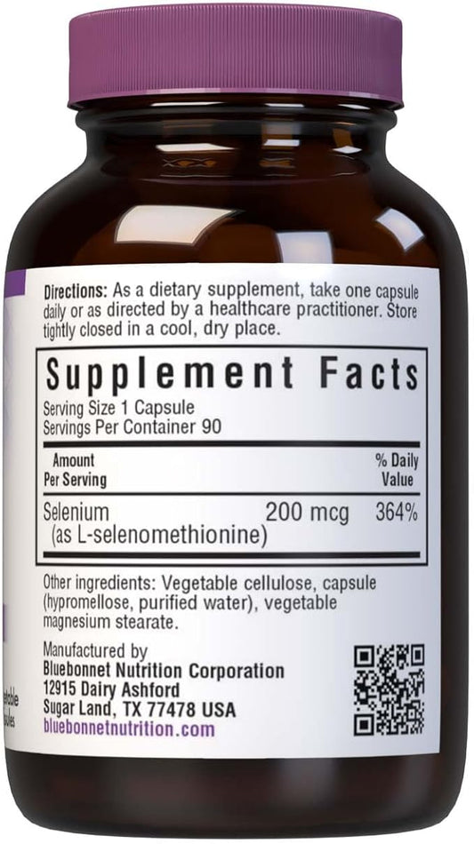 BLUEBONNET NUTRITION SELENIUM 200 mcg