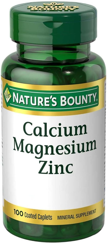Nature's Bounty Calcium Magnesium & Zinc 100 Count
