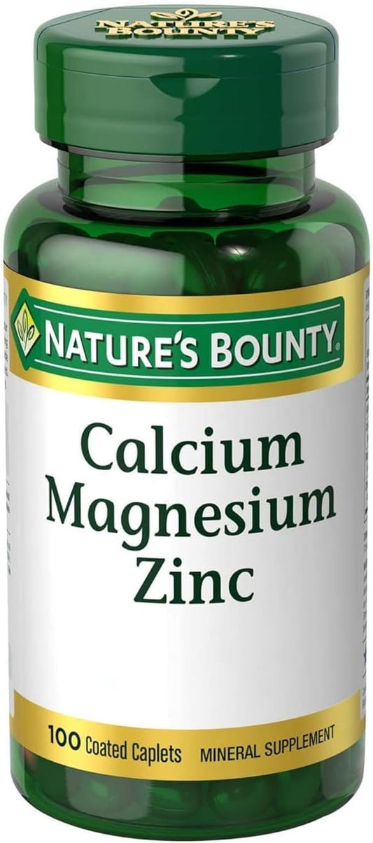 Nature's Bounty Calcium Magnesium & Zinc 100 Count