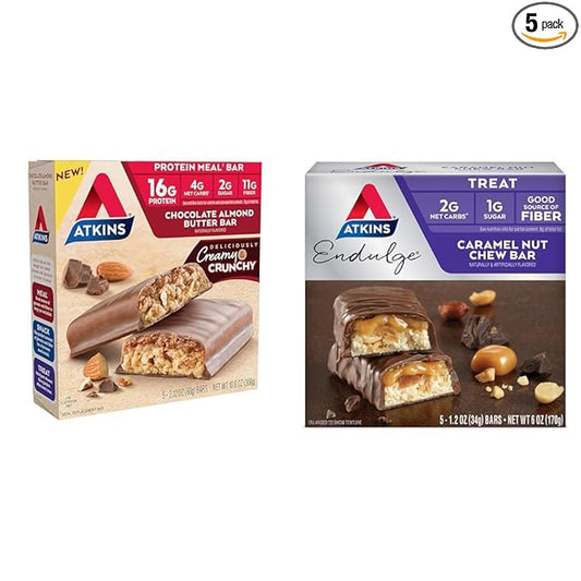 Atkins Chocolate Almond Butter Protein Meal 5 Count 5 Count