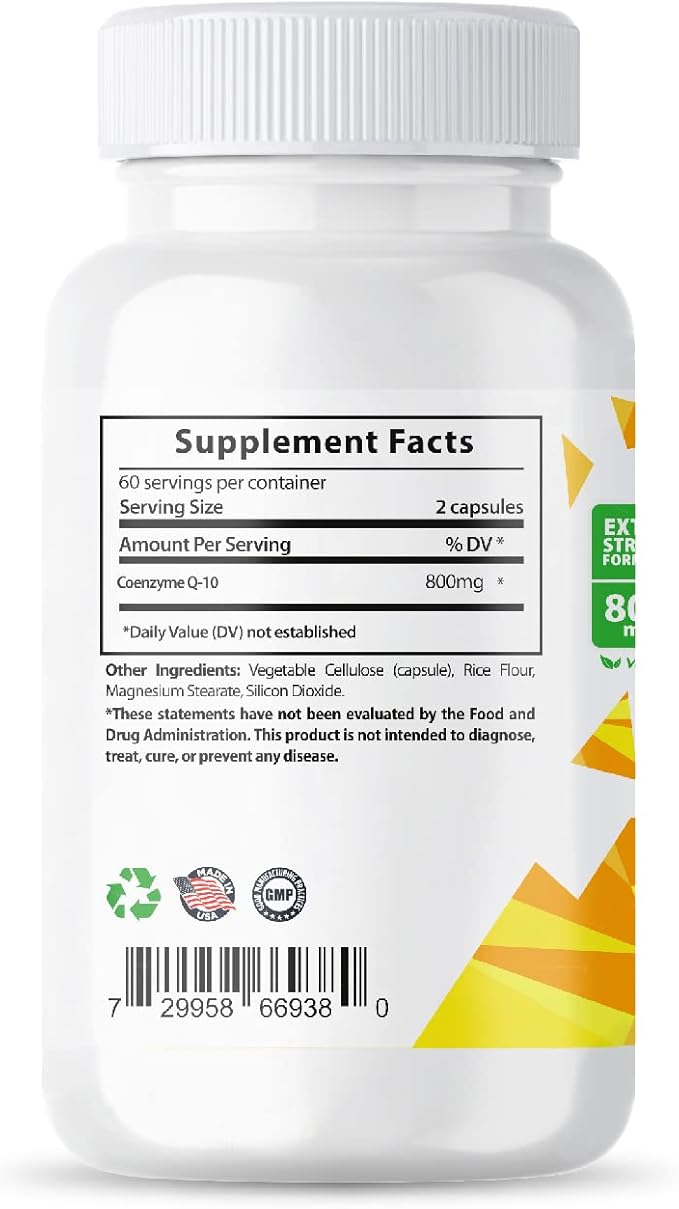 CoQ10 Powerful Antioxidant (Capsules 800mg 120
