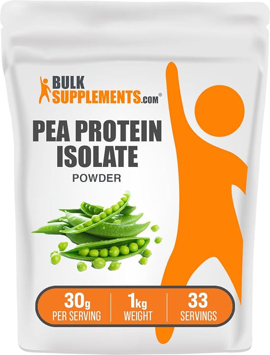 BulkSupplements.com Pea Protein Powder 30g per 1kg (2.2 (2.2 lbs) 1)