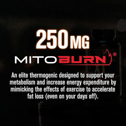 Jacked Factory Burn-XT Max - High-Performance Thermogenic Fat Burner & Appetite Suppressant for Weight Loss w/PurCaf Organic Caffeine, MitoBurn, Green Tea, Acetyl L Carnitine & More - 90 Capsules