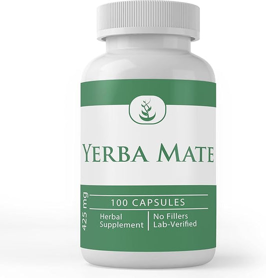 PURE ORIGINAL INGREDIENTS Yerba Mate, No (100 Capsules)