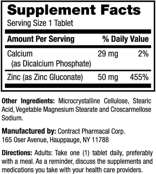 Earth's Splendor Immune Support Dietary Supplements, 50mg, Helps (100 Tablets)