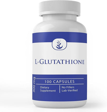 PURE ORIGINAL INGREDIENTS L-Glutathione, (100 Capsules)