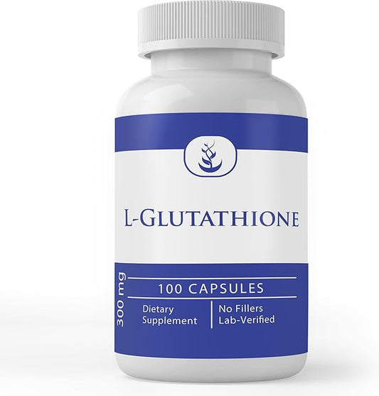 PURE ORIGINAL INGREDIENTS L-Glutathione, (100 Capsules)