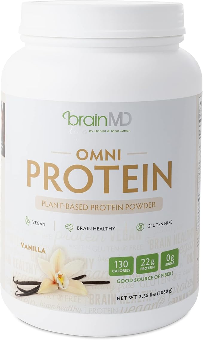 BRAINMD Dr Amen Omni Protein Vanilla 2.38 lbs 30 Servings