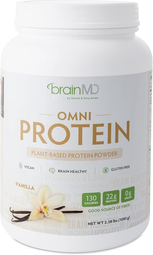 BRAINMD Dr Amen Omni Protein Vanilla 2.38 lbs 30 Servings