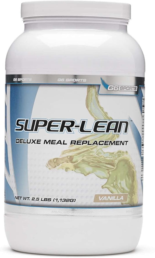 Nutrition Super-Lean Deluxe Meal Replacement (32g 7g Fiber, 25 Added 2.5lb Jar
