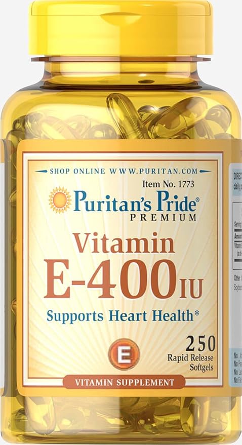 Puritan's Pride Vitamin E-400 IU-250 Softgels (31578)