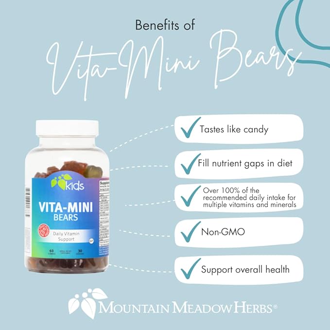 Mountain Meadow Herbs Vita-Mini Bears for Children 60 ct.