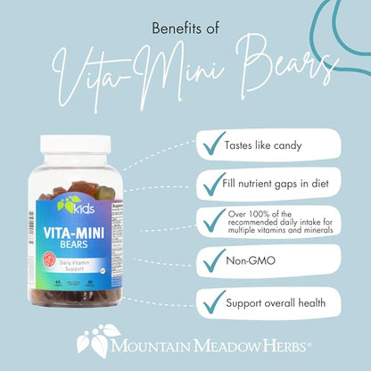 Mountain Meadow Herbs Vita-Mini Bears for Children 60 ct.