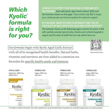 Kyolic Aged Garlic Extract Formula 300 360 Capsules