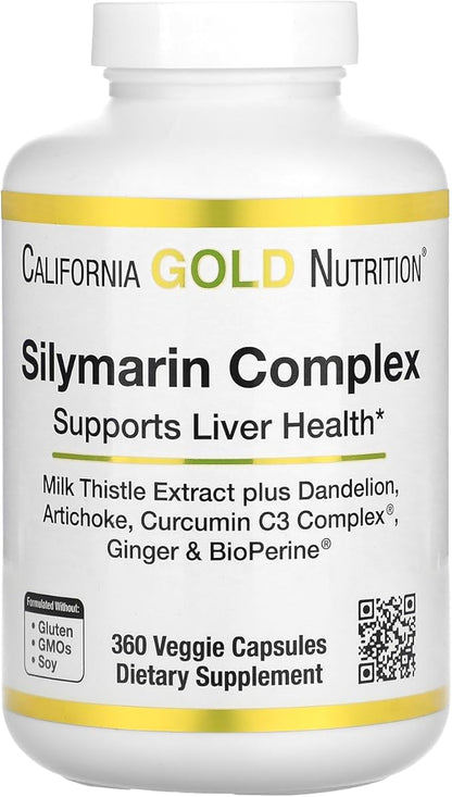 Silymarin Liver Health Complex, Milk Thistle 360 Veggie