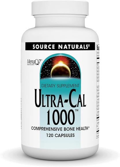 Source Naturals Ultra-Cal 1000, Comprehensive Bone Health* - 120 Capsules