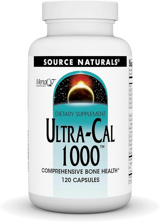 Source Naturals Ultra-Cal 1000, Comprehensive Bone Health* - 120 Capsules