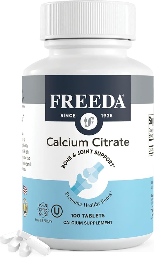 Freeda Calcium Citrate 1000mg per 1000mg Tablets (100 Ct)
