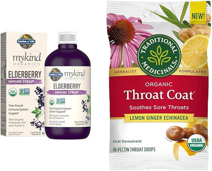 Garden of Life Organics Plant-Based Elderberry 6.59 fl 16ct.