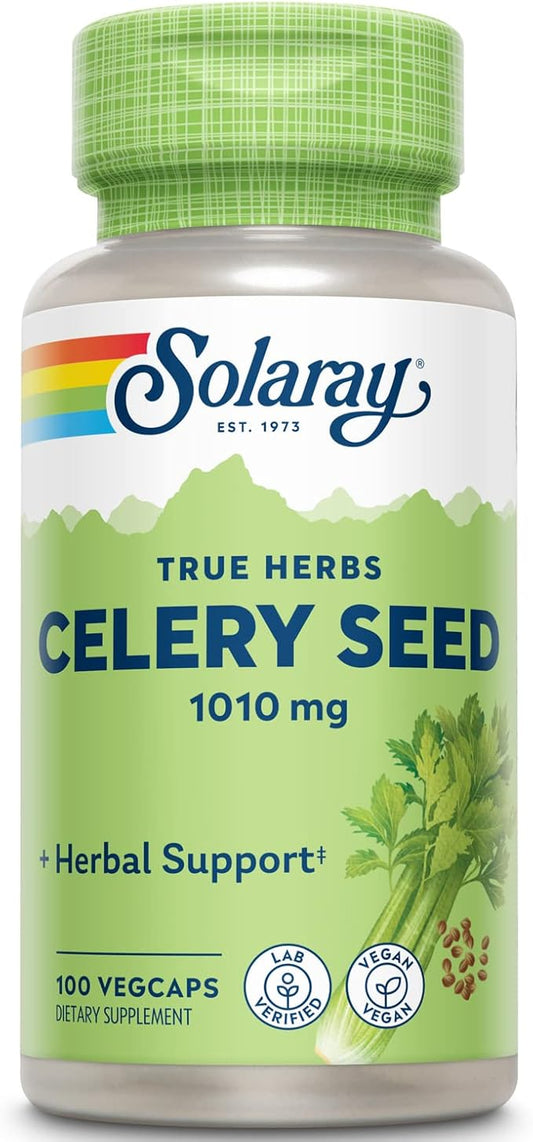 Solaray Celery Seed, 505mg, 100 Vegetarian