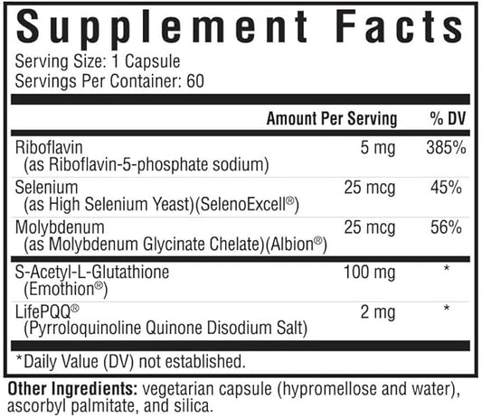 Seeking Health Optimal Glutathione Plus, 100 (60 capsules)