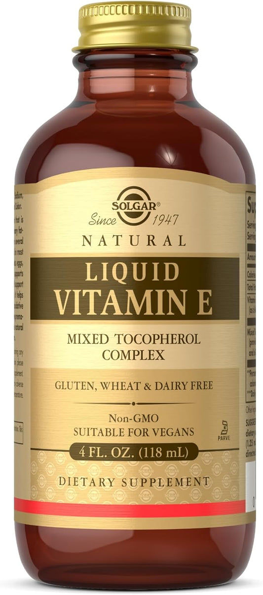 Solgar Liquid Vitamin E (without dropper) 4 fl 94 Servings