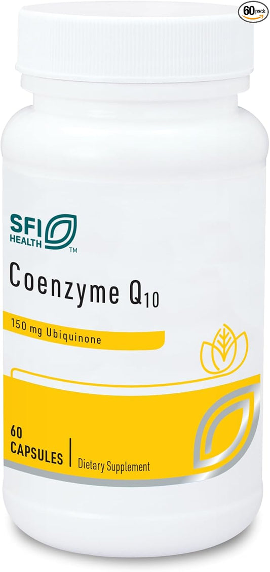 Klaire Labs Coenzyme Q10-150 Milligrams CoQ10 (60 Capsules)