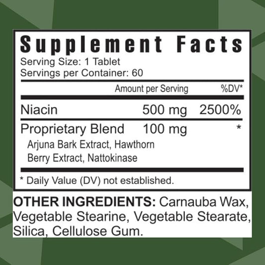 Youngevity Ultimate Niacin Plus™ 500 mg 60 Tablets