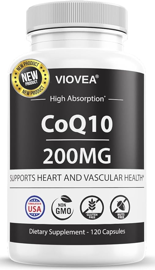 CoQ10 - Made in USA, 120 200mg (4-Month (4-Month Supply), Q10 Supplement