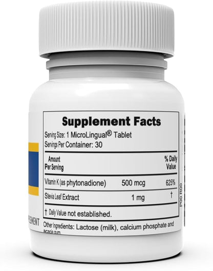 Superior Source Vitamin K1 500mcg
