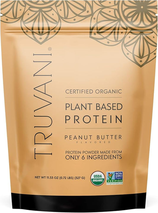 Truvani Vegan Pea Protein Powder 20g Organic 10 Servings