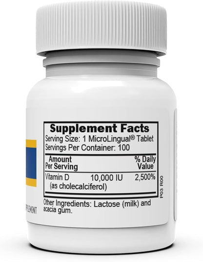 Superior Source Vitamin D3 10000 IU, 100 Count,