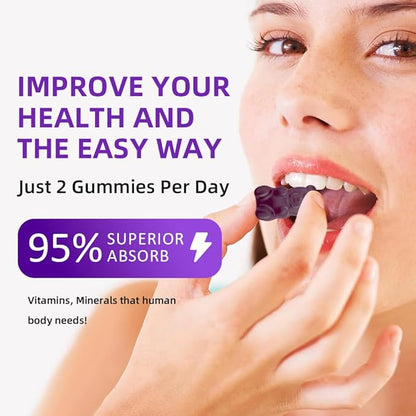 Calcium Magnesium Zinc Gummies for Women, 600 mg 60 Gummies