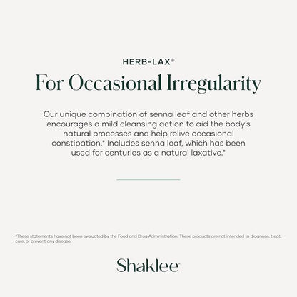 Shaklee - Herb-Lax® Gentle Laxative - 240 Tablets