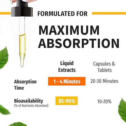 (4 Pack) Organic Vitamin D3 K2 Drops with MCT Oil Omega 3, 5000 IU, Maximum Strength Vitamin D Liquid - No Fillers, Non-GMO Liquid D3 for Faster Absorption & Immune Support (Vanilla, 4 Fl Oz)