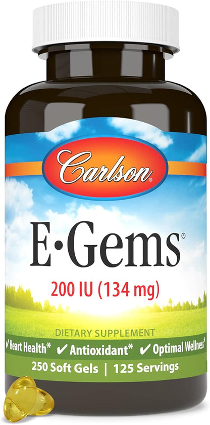 Carlson E-Gems 200 IU (134 mg), 250 Soft
