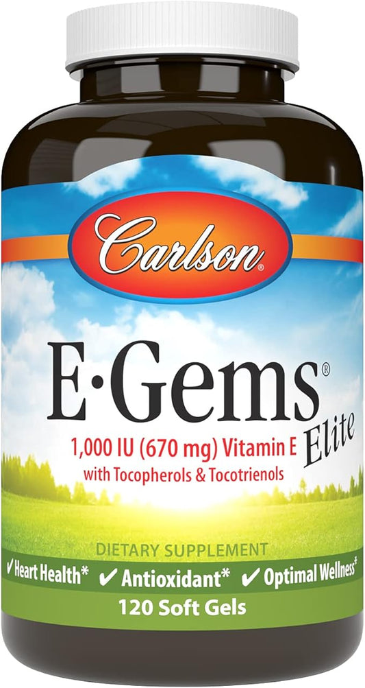Carlson - E-Gems Elite, 1000 IU 120 soft