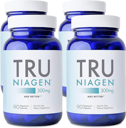 TRU NIAGEN Patented Nicotinamide Riboside NAD+ Supplement 90 Servings/90 Servings/90 Capsules 4)