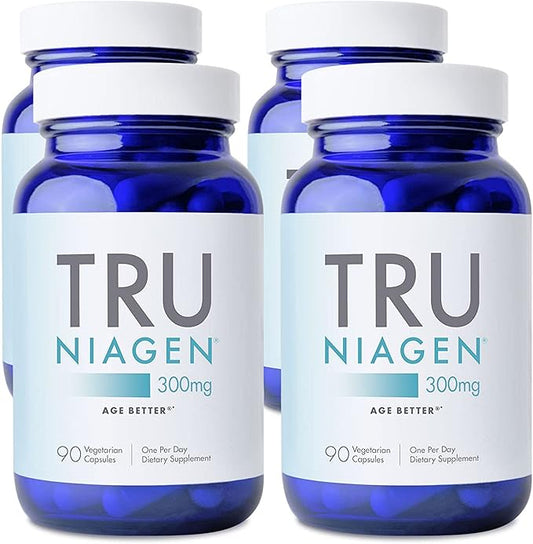 TRU NIAGEN Patented Nicotinamide Riboside NAD+ Supplement 90 Servings/90 Servings/90 Capsules 4)