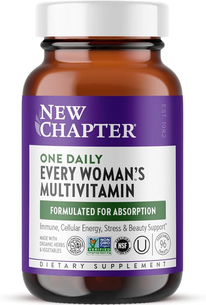 New Chapter Women's Multivitamin for Immune, 20+ Nutrients 96 Count