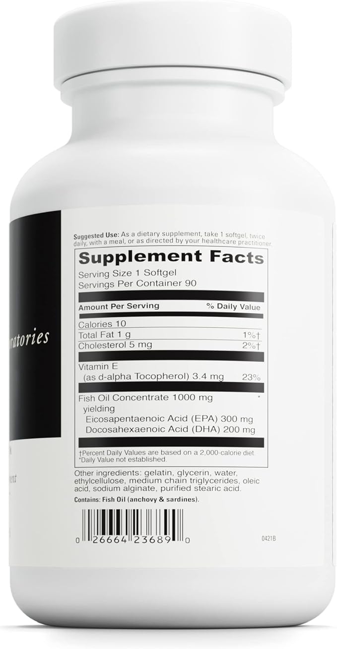 DAVINCI Labs Omega-3 1000 90 Enteric