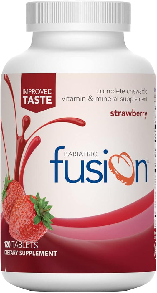 Bariatric Fusion Strawberry Complete Chewable Bariatric 120 Tablets