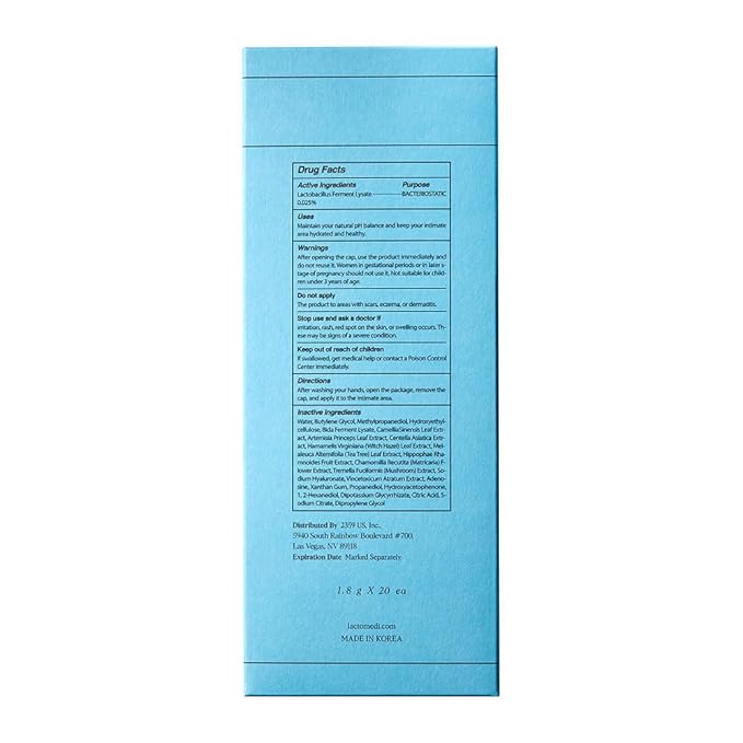 Intimate Care Gel 20-Day Advanced 99% Candida 4.5 | 1Box x 20pcs